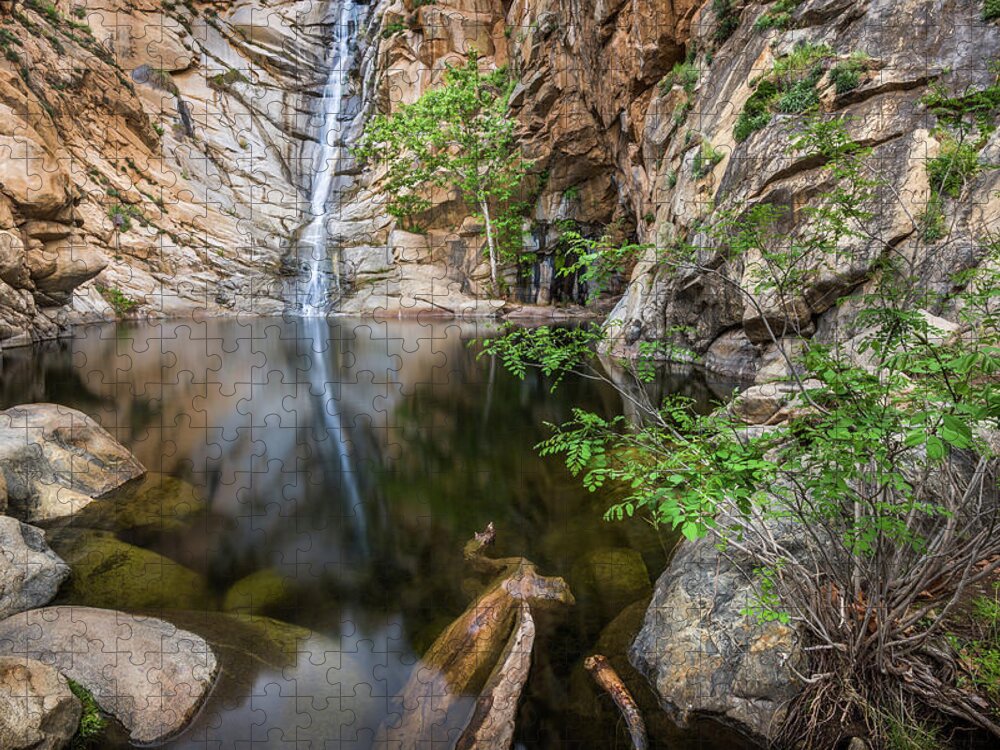 Cedar Creek Falls Jigsaw Puzzle featuring the photograph A Piece of Eden by Alexander Kunz