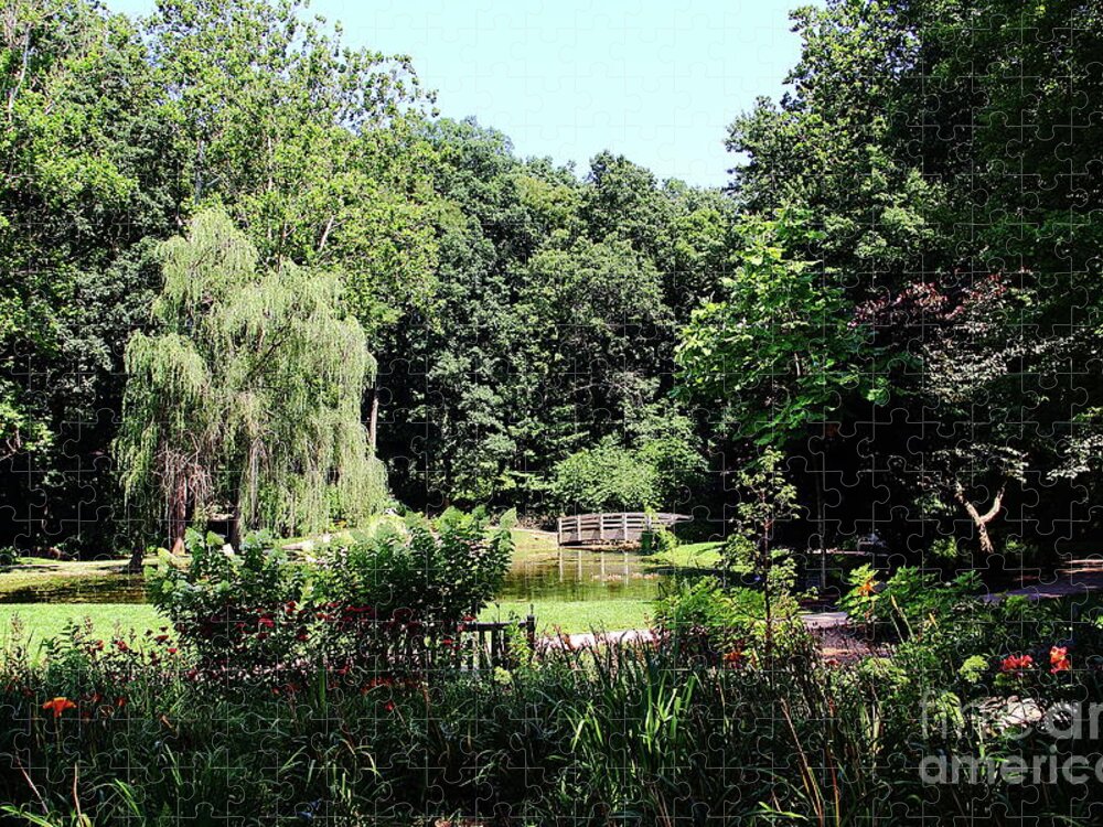 Jmu Arboretum Jigsaw Puzzle featuring the photograph A Quiet Place by Allen Nice-Webb
