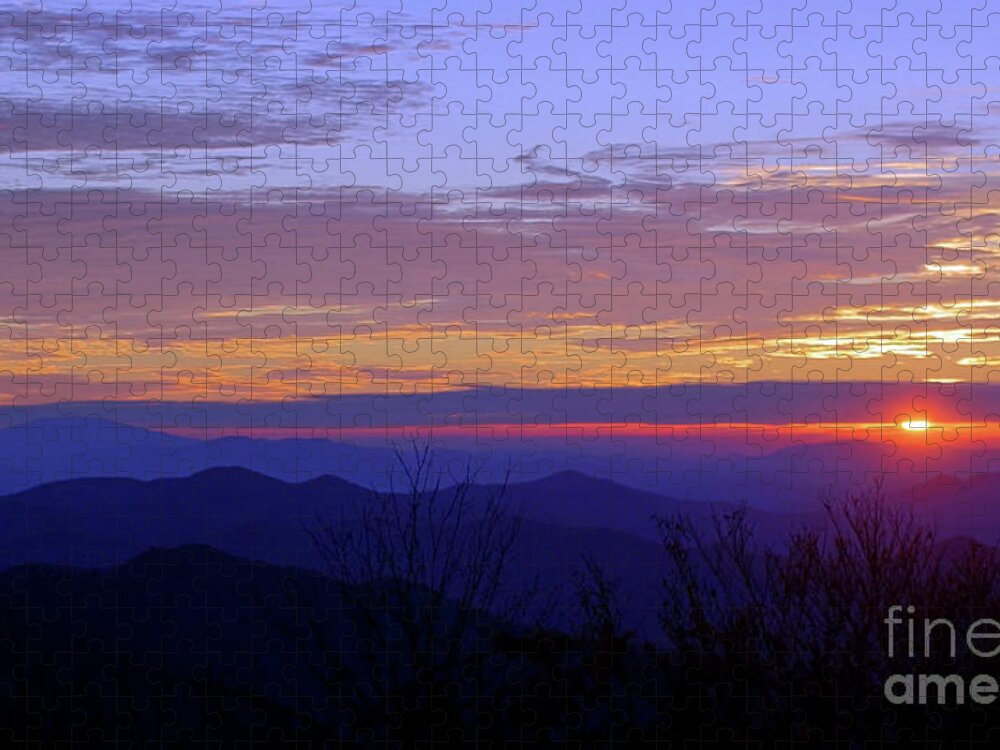 A Sliver Of Sun Jigsaw Puzzle featuring the photograph A Sliver of Sun by Jennifer Robin