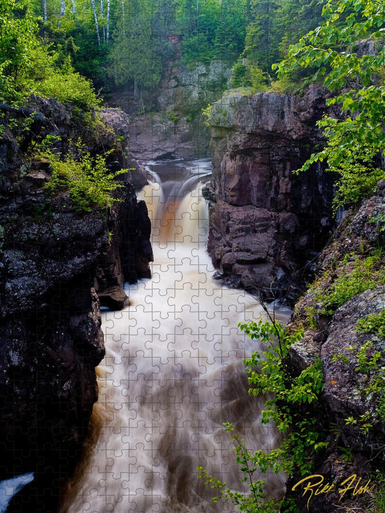 Flowing Jigsaw Puzzle featuring the photograph Above the Cauldron by Rikk Flohr
