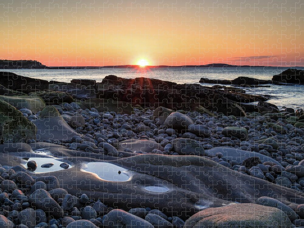 Sunrise Jigsaw Puzzle featuring the photograph Acadian Sunrise by Holly Ross
