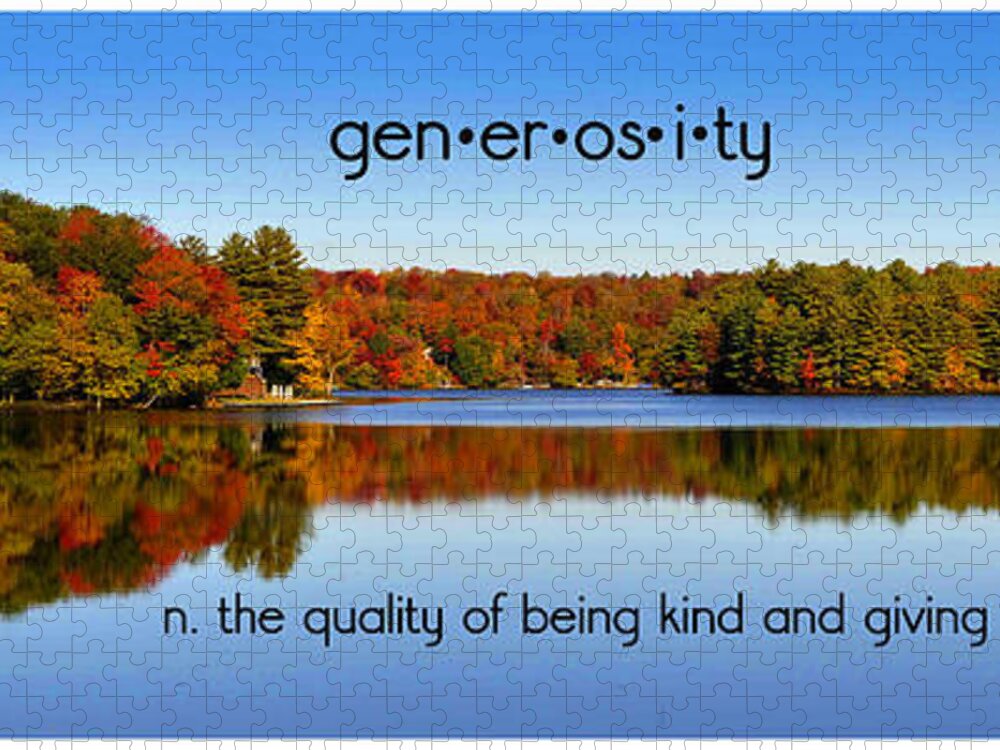 Diane Berry Jigsaw Puzzle featuring the photograph Adirondack October Generosity by Diane E Berry