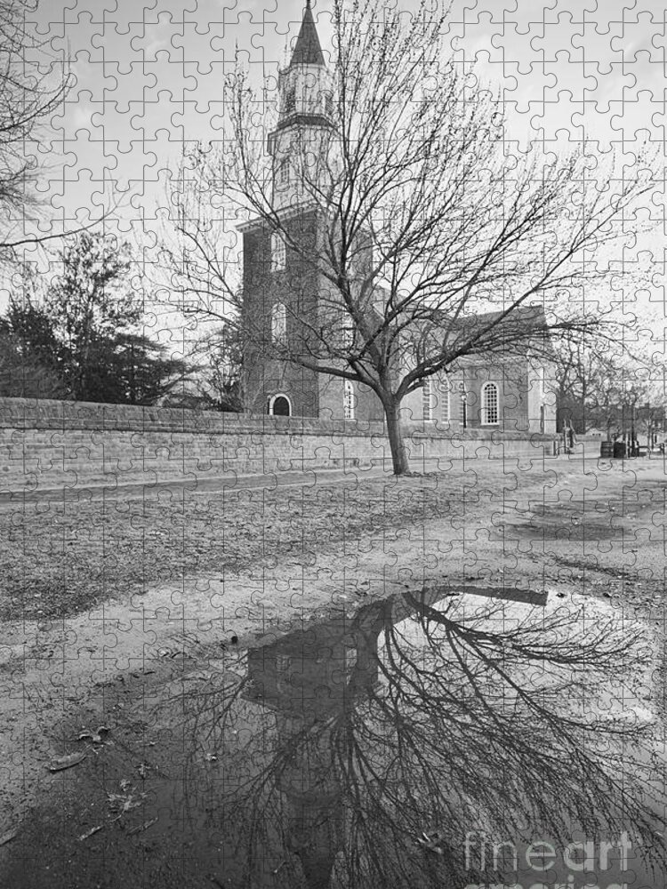 Bruton Parish Jigsaw Puzzle featuring the photograph After the Rain by Rachel Morrison