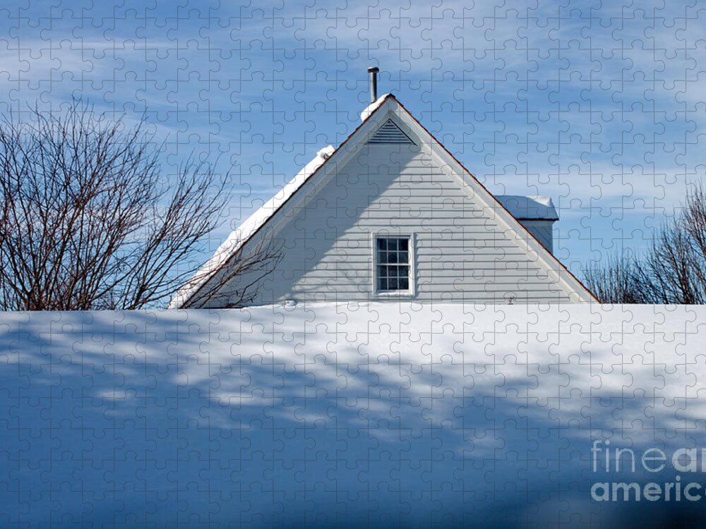 Snow Jigsaw Puzzle featuring the photograph After the Snowfall by Thomas Marchessault