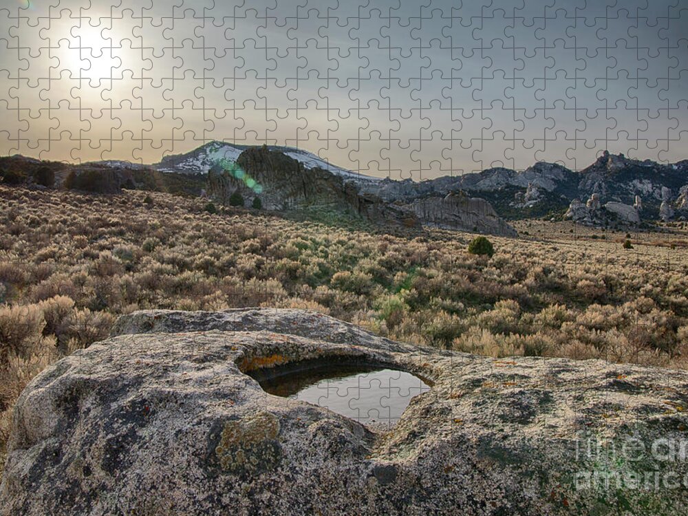 City Of Rocks Jigsaw Puzzle featuring the photograph Afternoon in the City of Rocks by Idaho Scenic Images Linda Lantzy