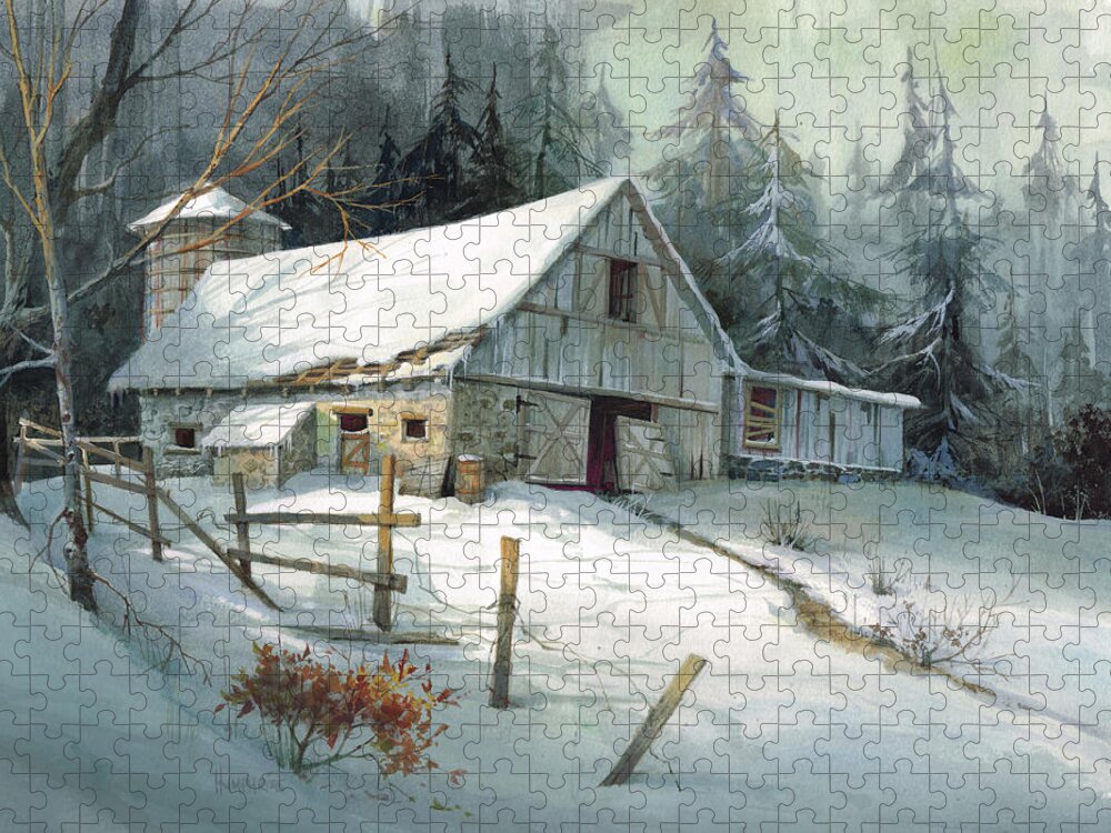 Michael Humphries Jigsaw Puzzle featuring the painting Ageless Beauty by Michael Humphries