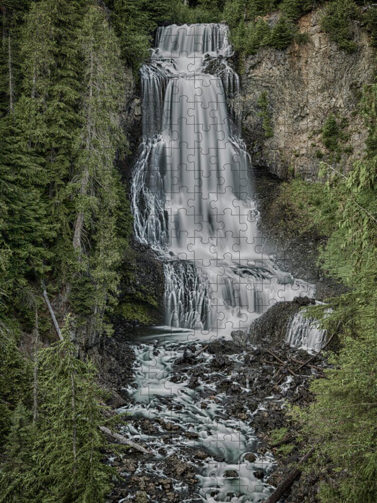 Alexander Falls Jigsaw Puzzle featuring the photograph Alexander Falls by Stephen Stookey