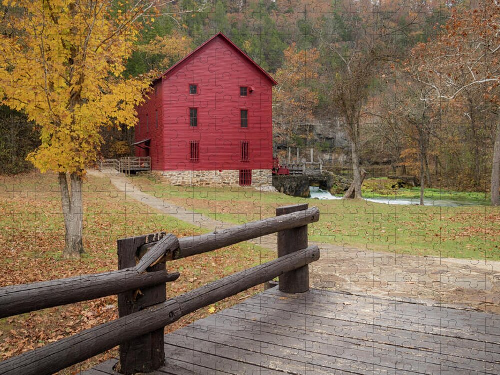 Mill Jigsaw Puzzle featuring the photograph Alley Springs Mill by Holly Ross