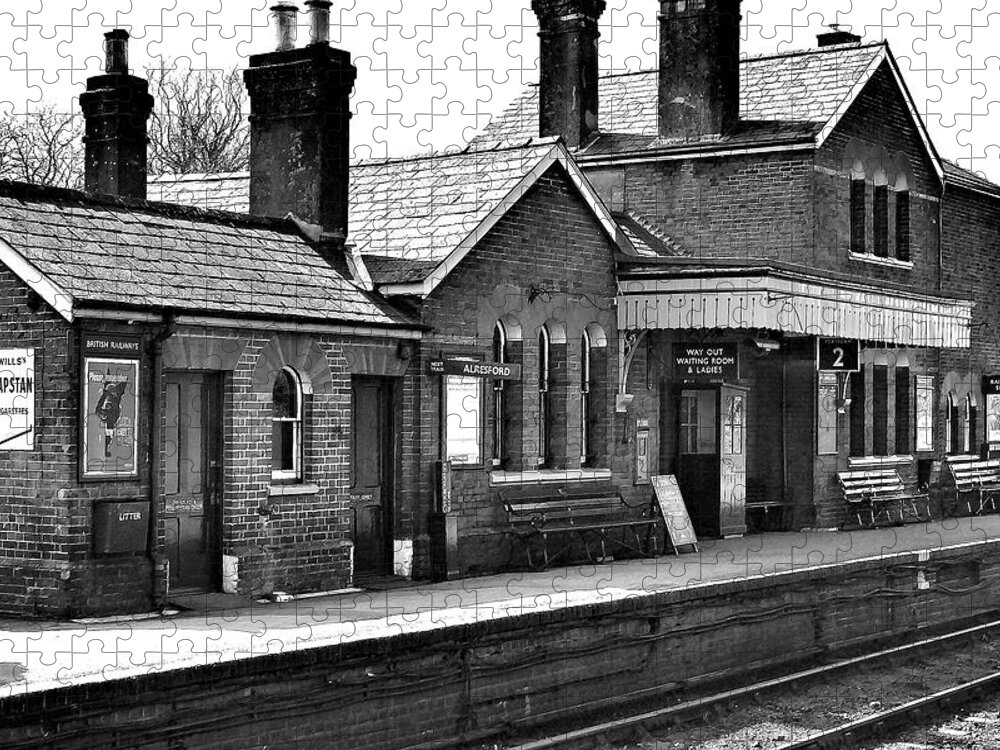 Stations Jigsaw Puzzle featuring the photograph Alresford Station by Richard Denyer