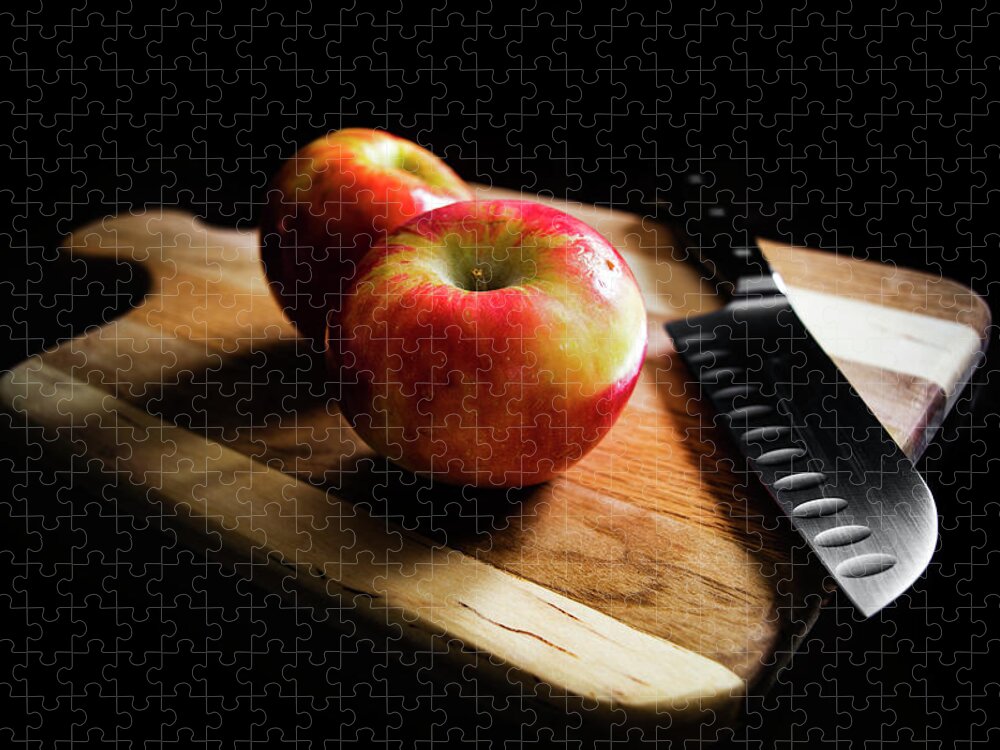 Blumwurks Jigsaw Puzzle featuring the photograph An Apple Or Two by Matthew Blum