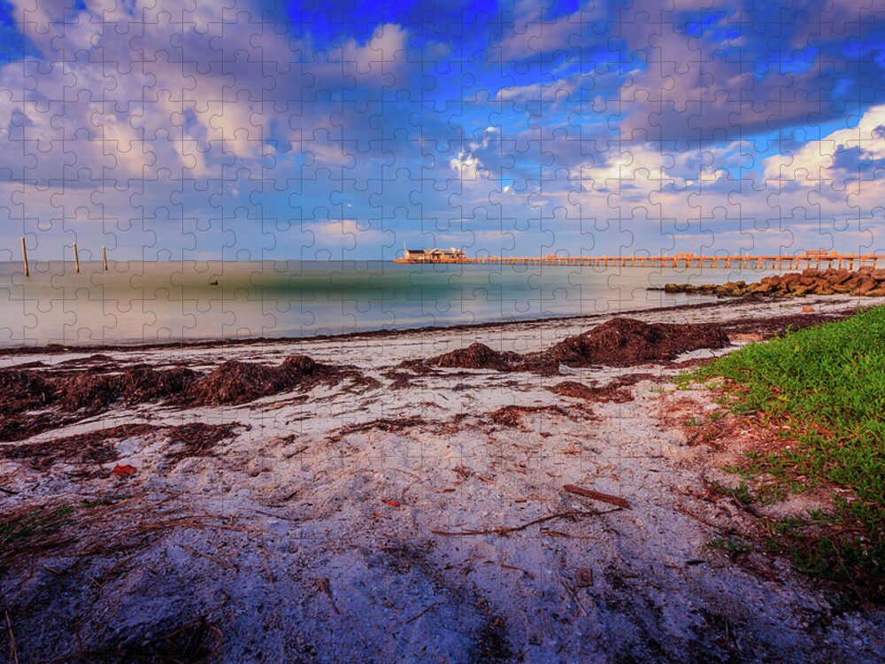 Anna Maria Island Jigsaw Puzzle featuring the photograph Anna Maria City Pier by Doug Camara