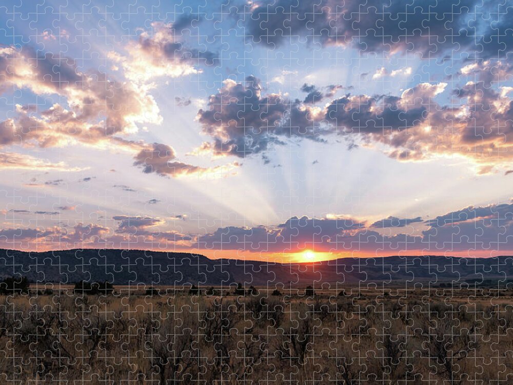 Clouds Jigsaw Puzzle featuring the photograph Another Day by Steven Clark
