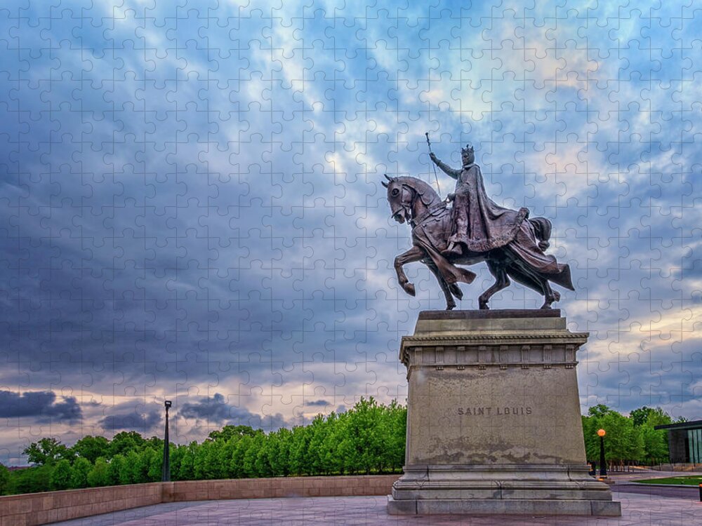 Apotheosis Of St. Louis Jigsaw Puzzle featuring the photograph Apotheosis Of St Louis _DSC4741_16 by Greg Kluempers