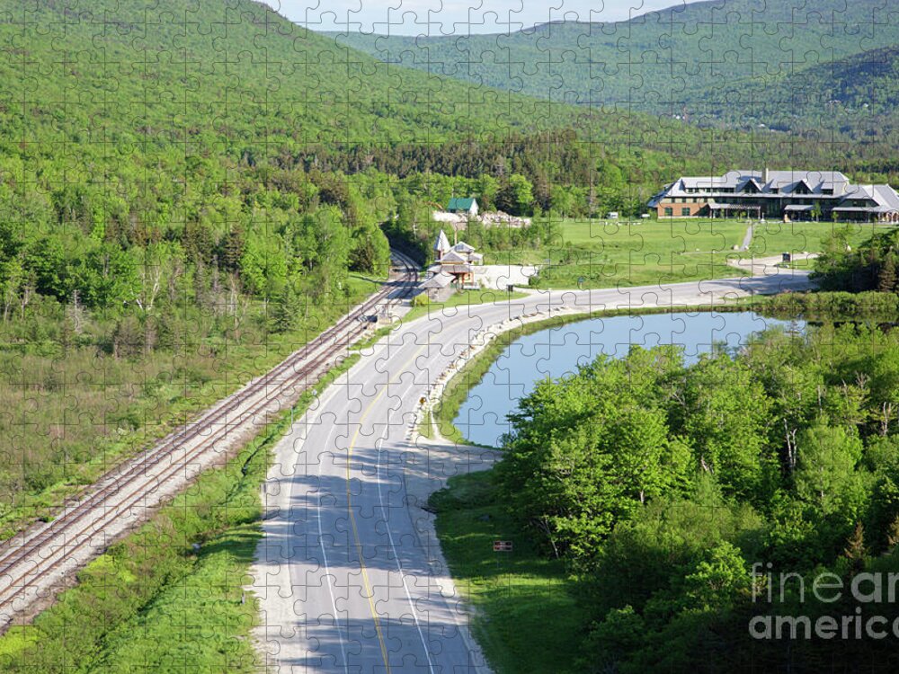 White Mountain National Forest Jigsaw Puzzle featuring the photograph Appalachian Mountain Club Highland Center - White Mountains, New Hampshire #1 by Erin Paul Donovan