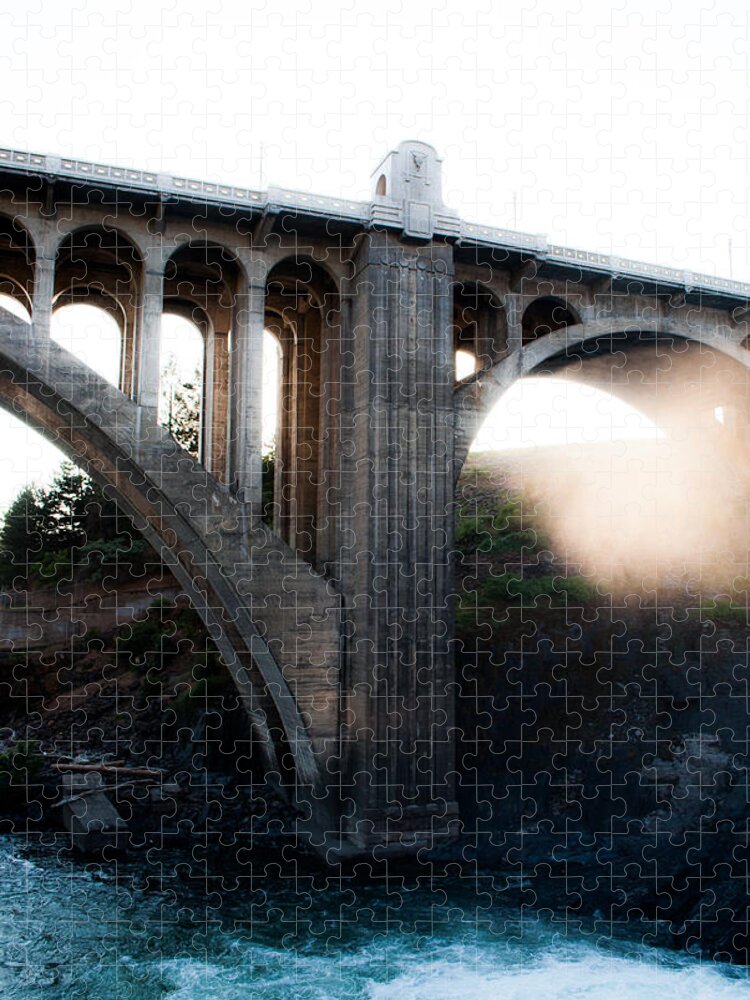 Spokane Jigsaw Puzzle featuring the photograph Arches by Troy Stapek