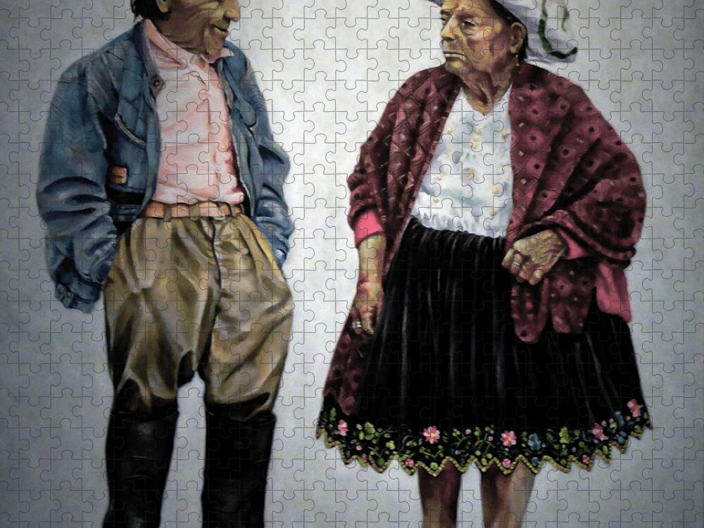 Going Jigsaw Puzzle featuring the photograph Are You Going To Town Like That? by Al Bourassa