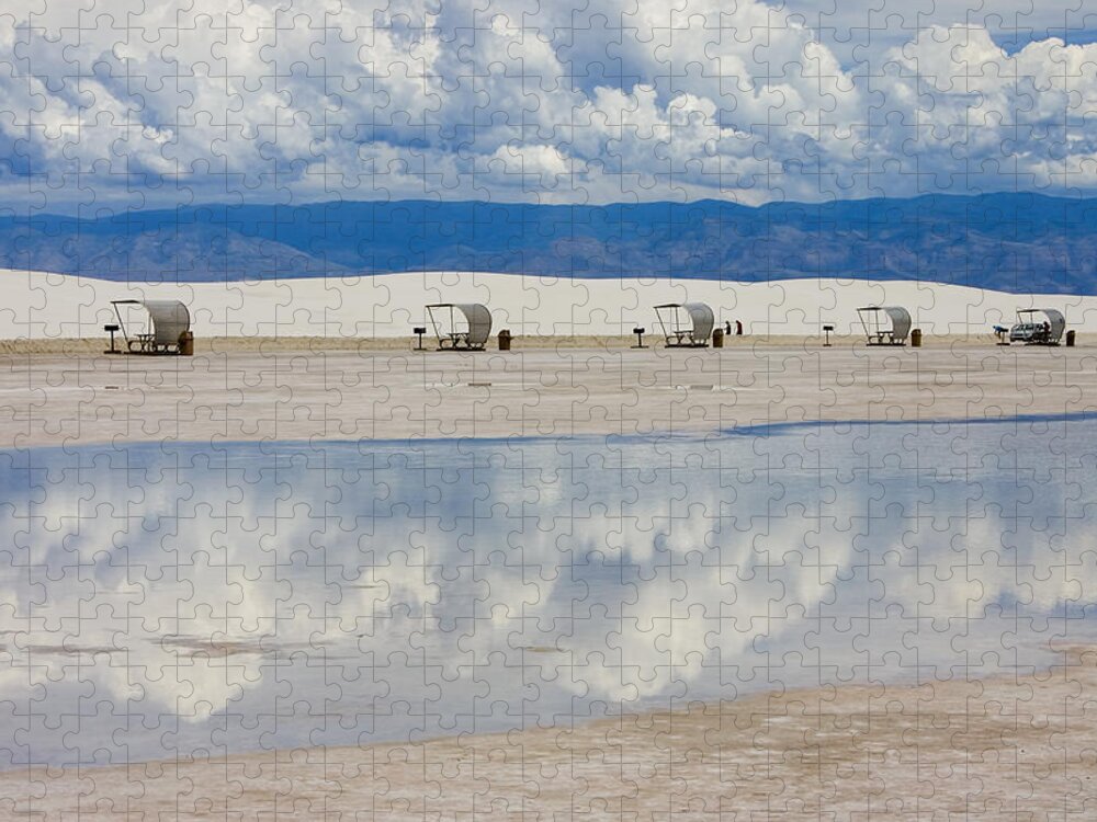 New Mexico Jigsaw Puzzle featuring the photograph Armageddon Picnic by Skip Hunt