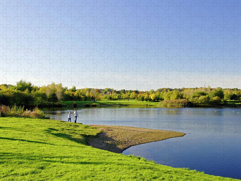 Europe Jigsaw Puzzle featuring the photograph Around Barton Marina Lake by Rod Johnson