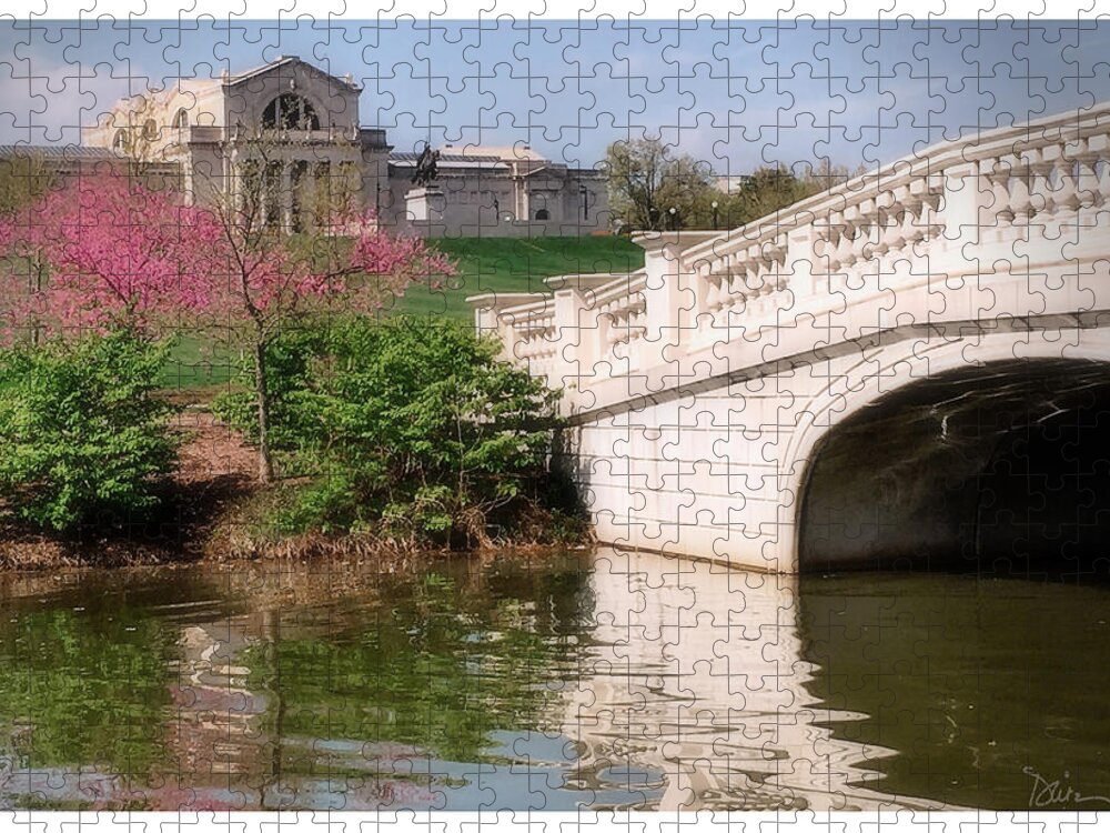 Art Museum Jigsaw Puzzle featuring the photograph Art Hill in St. Louis by Peggy Dietz