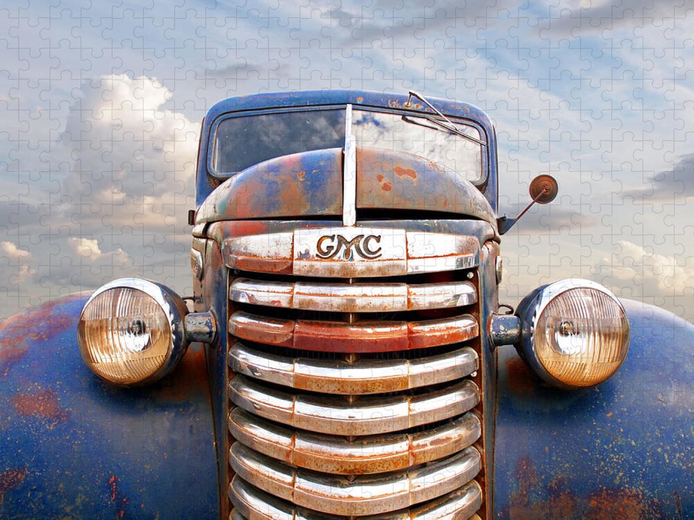 Gmc Truck Jigsaw Puzzle featuring the photograph Still Going Strong by Gill Billington