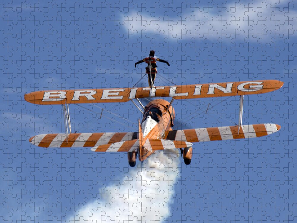 Wingwalkers Jigsaw Puzzle featuring the photograph Ascending by Ang El