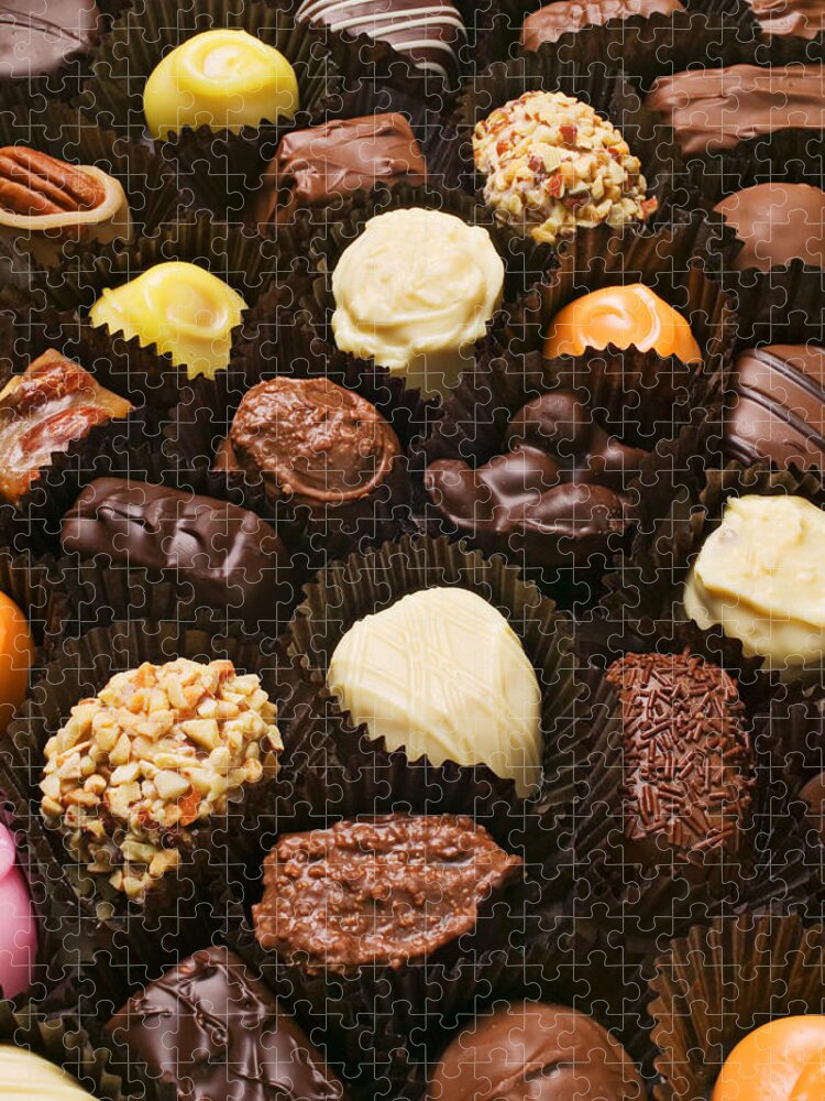 Candy Jigsaw Puzzle featuring the photograph Assorted candy by Garry Gay