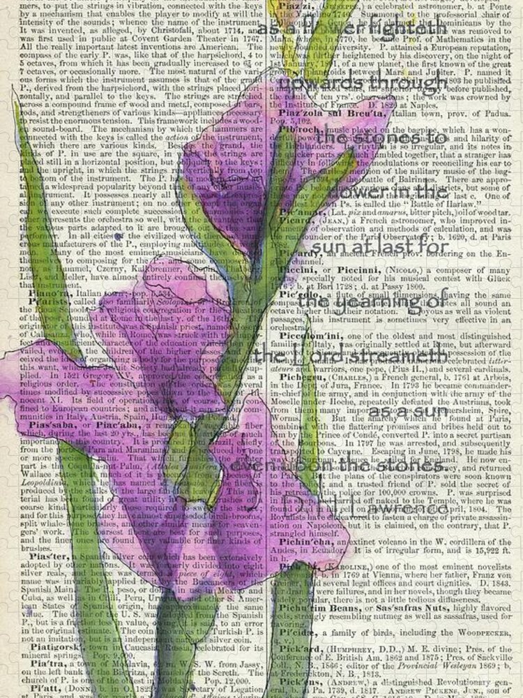Gladiolus Jigsaw Puzzle featuring the painting At Last In the Sunlight 2 by Maria Hunt