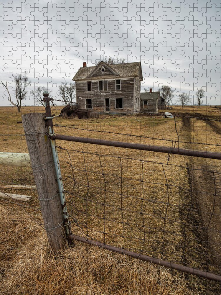 Sky Jigsaw Puzzle featuring the photograph At The Gate by Aaron J Groen