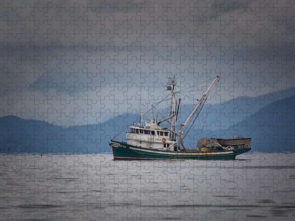 Attu Jigsaw Puzzle featuring the photograph Attu Off Madrona by Randy Hall