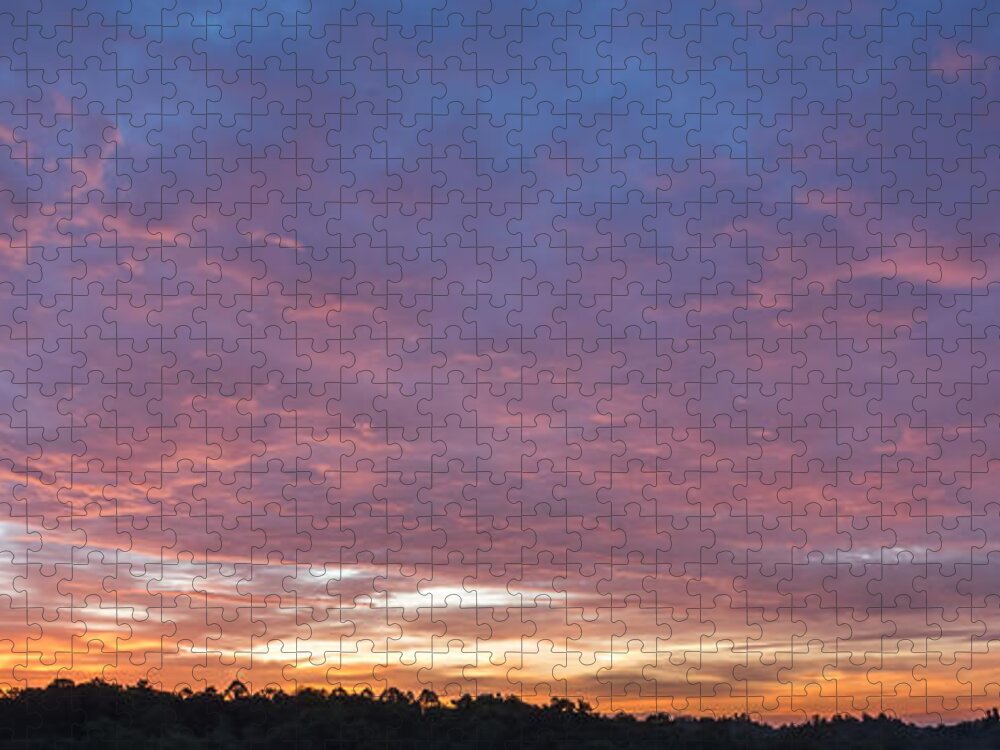 August Jigsaw Puzzle featuring the photograph August Morning Sky by Holden The Moment