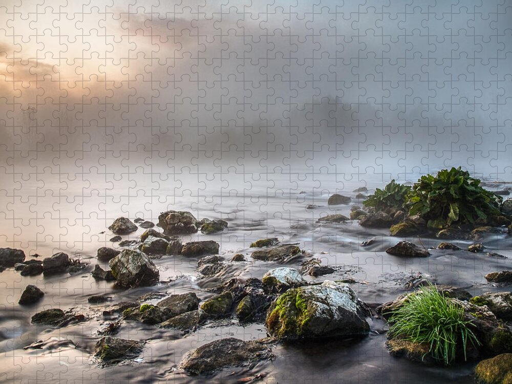 Landscape Jigsaw Puzzle featuring the photograph Autumn morning by Davorin Mance