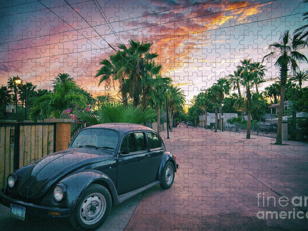 Beetle Jigsaw Puzzle featuring the photograph Baja Beetle by Becqi Sherman
