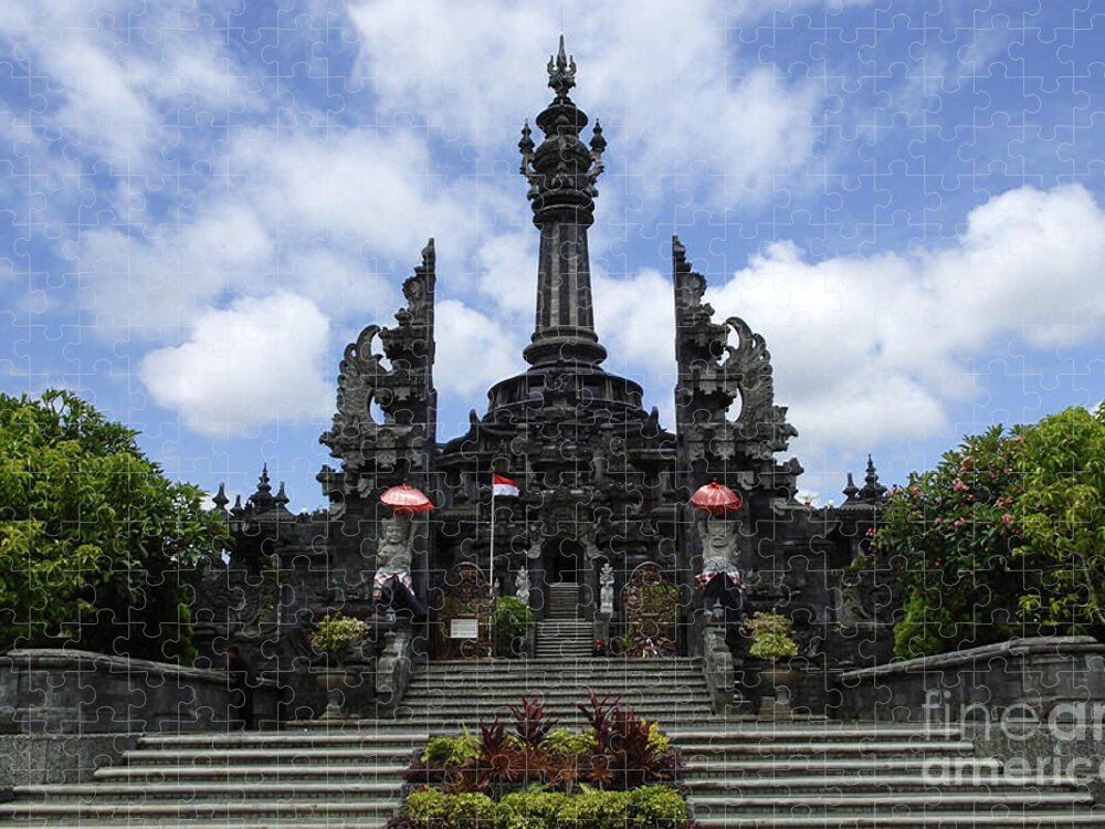 Architecture Jigsaw Puzzle featuring the photograph Bali Indonesia Architecture by Bob Christopher