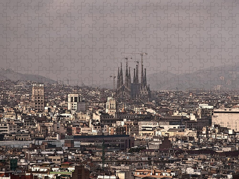 Barcelona Jigsaw Puzzle featuring the photograph Barcelona by Steven Sparks