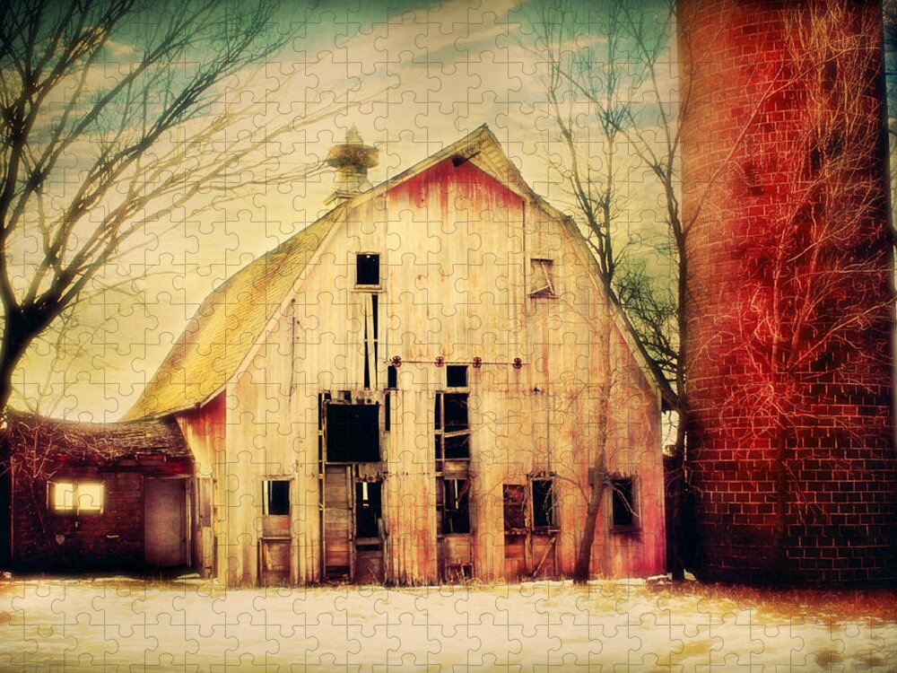 Farm Jigsaw Puzzle featuring the photograph Barn For Sale by Julie Hamilton