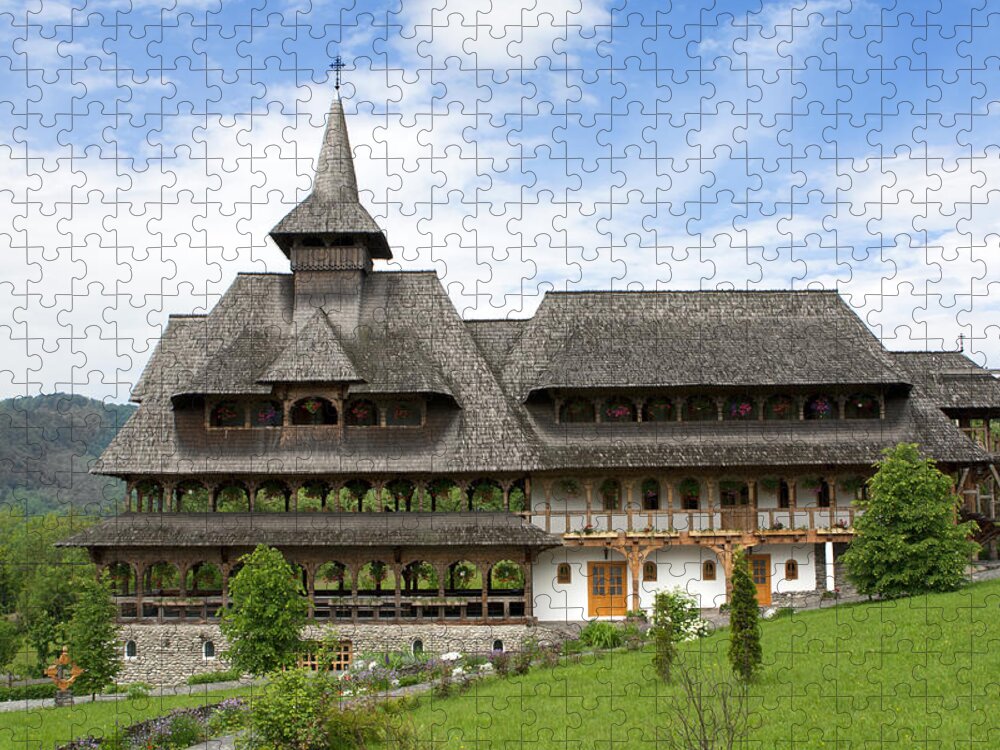 Amazing Jigsaw Puzzle featuring the photograph Barsana Monastery, Romania by Robert Edmanson-Harrison