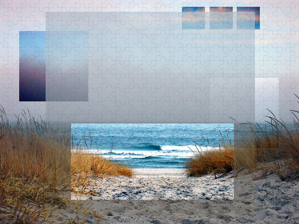 Beach Puzzle featuring the photograph Beach Collage by Steve Karol