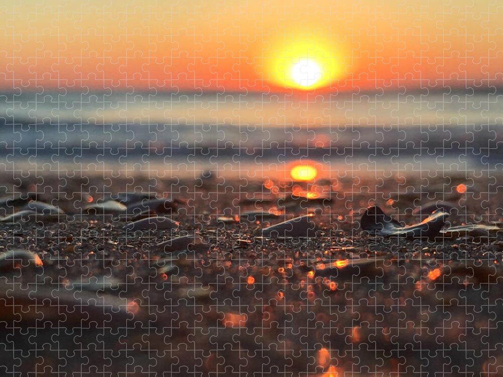 Cincodemayo Jigsaw Puzzle featuring the photograph Beach Glow by LeeAnn Kendall