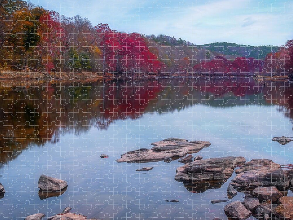 Beavers Bend Jigsaw Puzzle featuring the photograph Beavers Bend State Park by Robert Bellomy