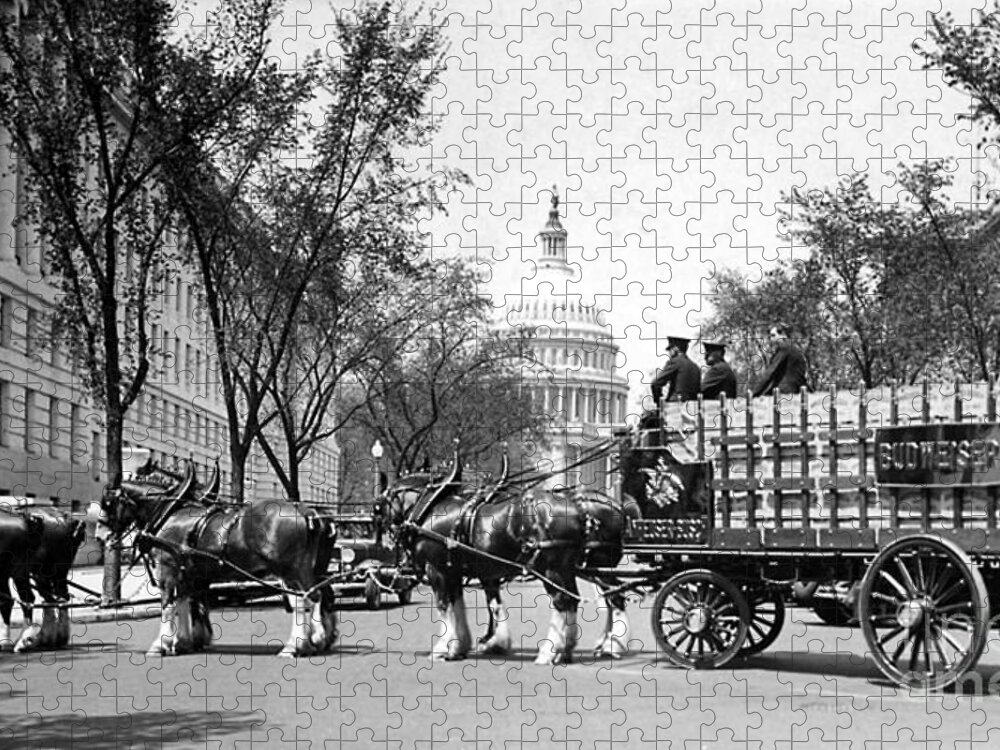Prohibition Jigsaw Puzzle featuring the photograph Beer for the President by Jon Neidert