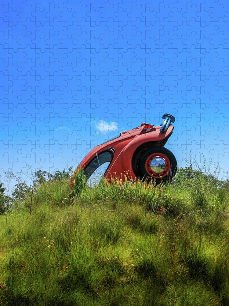 Volkswagen Jigsaw Puzzle featuring the photograph Beetle Underground by Micah Offman