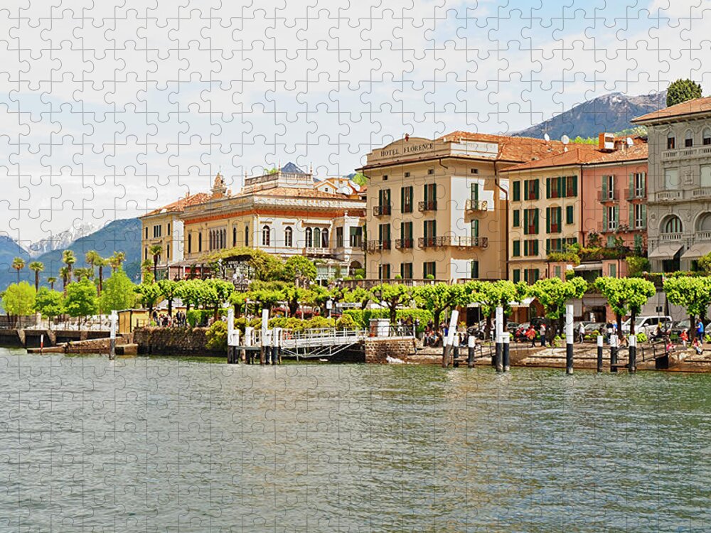 Bellagio Jigsaw Puzzle featuring the photograph Bellagio by Catherine Reading