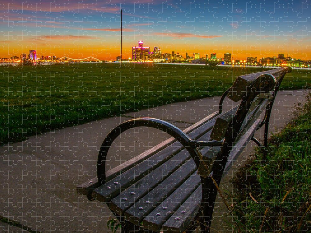 Bench Jigsaw Puzzle featuring the photograph Best Seat in the House by Pravin Sitaraman