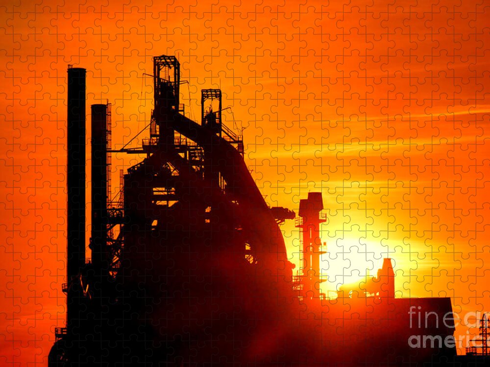 Bethlehem Jigsaw Puzzle featuring the photograph Bethlehem Sunset by Olivier Le Queinec