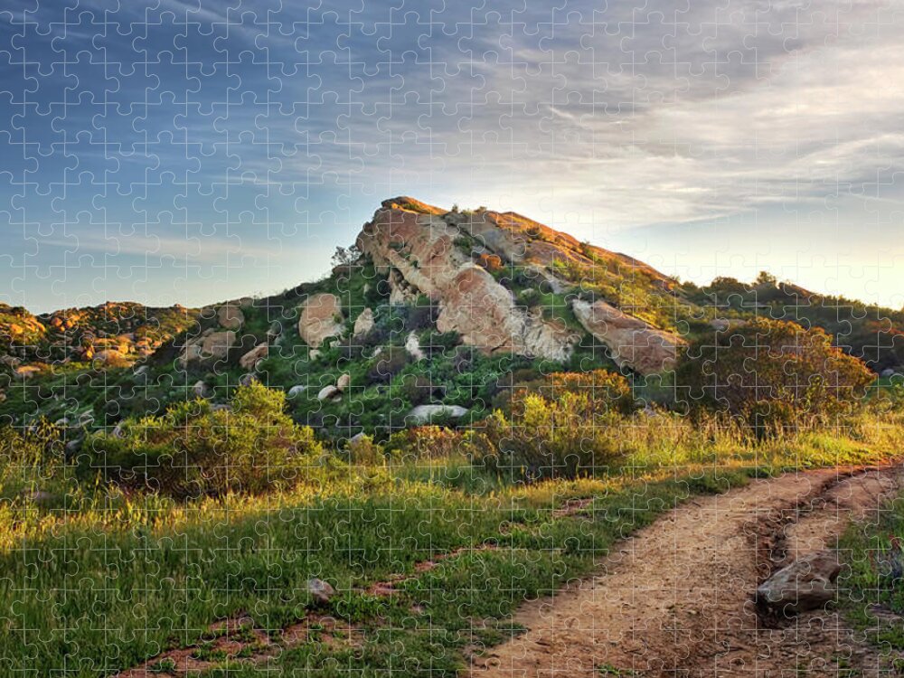 Big Rock Jigsaw Puzzle featuring the photograph Big Rock by Endre Balogh