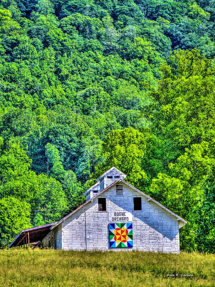 Barn Quilts Jigsaw Puzzle featuring the photograph Bioloxi Fox Chase Quilt by Dale R Carlson