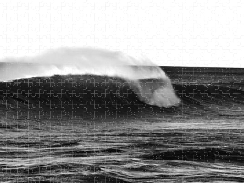 Climate Jigsaw Puzzle featuring the photograph Black and White Wave by Pelo Blanco Photo