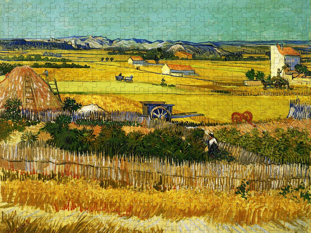 Post Modern Jigsaw Puzzle featuring the digital art Blend 17 van Gogh by David Bridburg