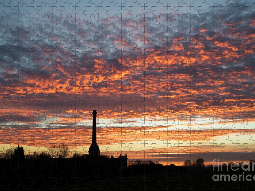 Chipping Norton Jigsaw Puzzle featuring the photograph Bliss Tweed Mill Sunset by Tim Gainey
