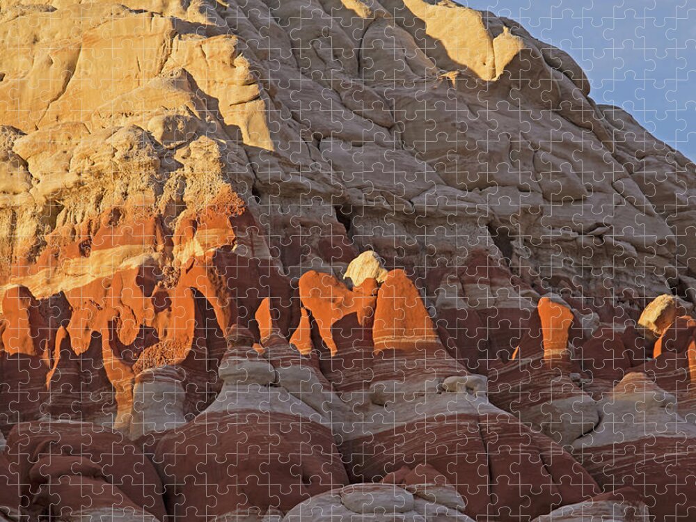 Blue Canyon Jigsaw Puzzle featuring the photograph Blue Canyon Last Light by Tom Daniel